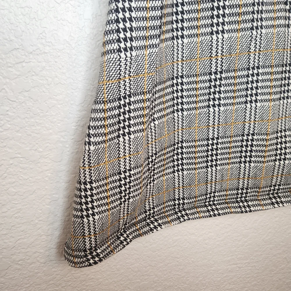 Max Girl Girls Plaid Button-Front Sundress in Beige and Black 8-9 yrs